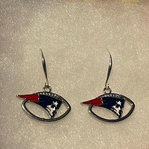New England Patriots NFL Fashion Dangle Earrings NEW